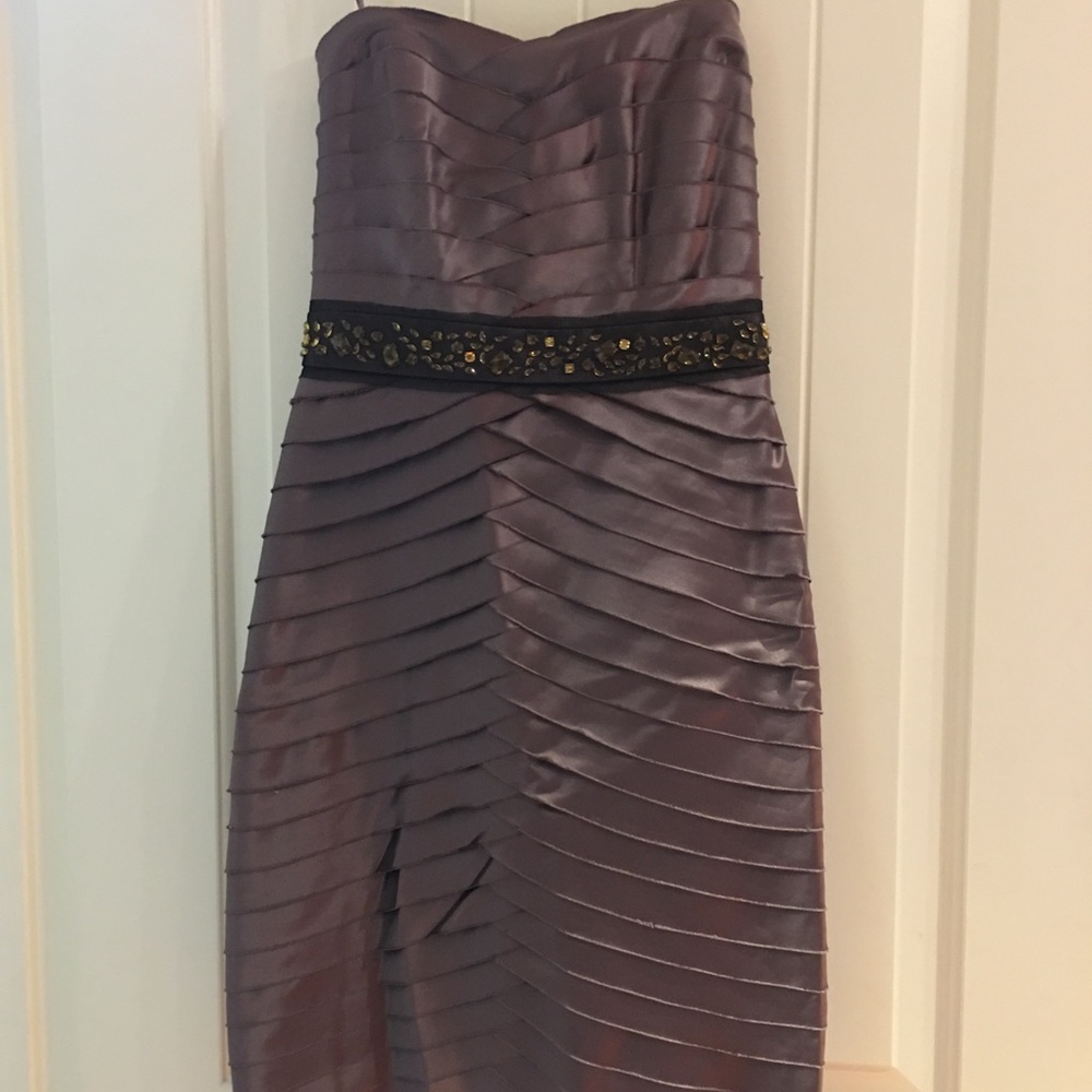 Bcbg size 2 purple bandage style cocktail dress